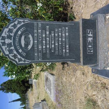 ROETS Johannes Lodewikus 1918-1937