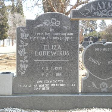 SAAYMAN Eliza Lodewikus 1939-1991