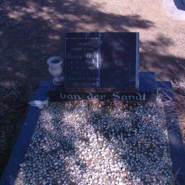 SANDT Hester Aletta, van der 1900-1985