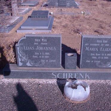 SCHRENK Elias Johannes 1908-1987 &amp; Maria Elizabeth 1916-1969
