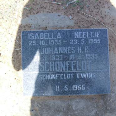 SCHÖNFELDT Johannes H.C. 1933-1995 &amp; Isabella Neeltje 1935-1995 :: SCHÖNFELDT twins -1955