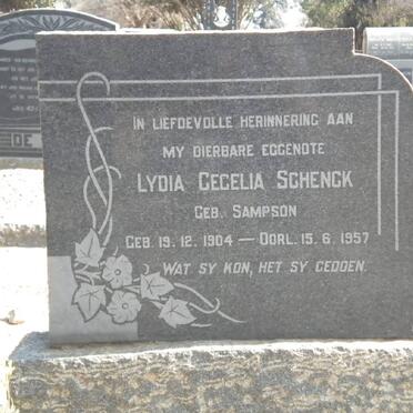 SCHENCK Lydia Cecelia nee SAMPSON 1904-1957