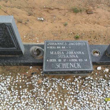 SCHENCK Johannes Jacobus 1935- &amp; Maria Johanna Susanna 1939-1996