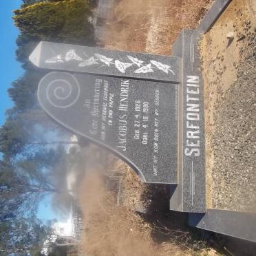 SERFONTEIN Jacobus Hendrik 1926-1980