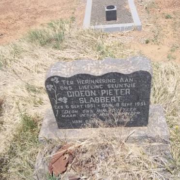 SLABBERT Gideon Pieter 1951-1951
