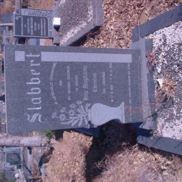 SLABBERT Anna Magdalena Christina nee LAGRANGE 1914-1968