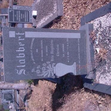 SLABBERT Anna Magdalena Christina nee LAGRANGE 1914-1968
