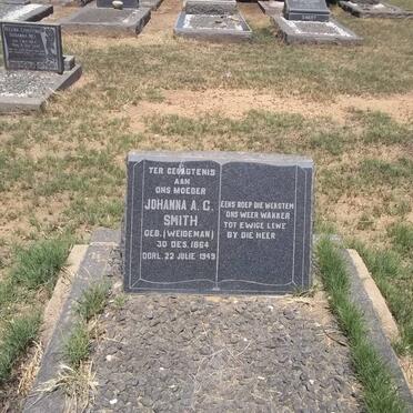SMITH Johanna A.C. nee WEIDEMAN 1864-1949