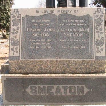 SMEATON Edward James 1882-1949 Catherine MARR 1882-1950
