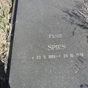 SPIES Fanie 1908-1979