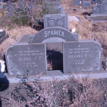 SPAMER Renier J.P. 1911-1978 &amp; Johanna H.A. 1913-1983