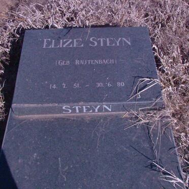STEYN Elize nee RAUTENBACH 1951-1980