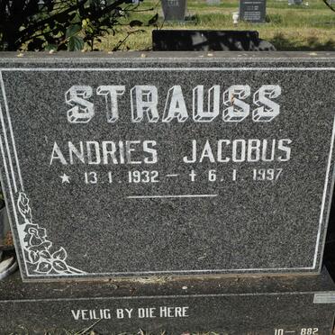 STRAUSS Andries Jacobus 1932-1997