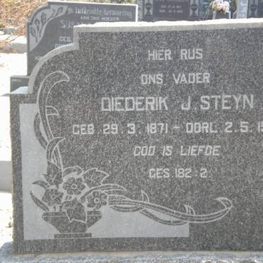 STEYN Diederik J. 1871-1960