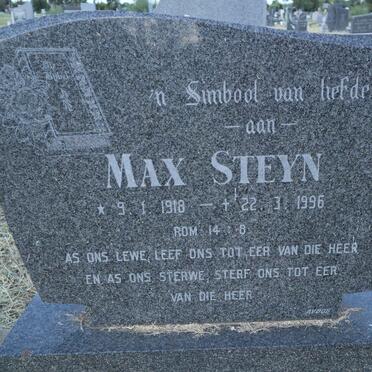 STEYN Max 1918-1996