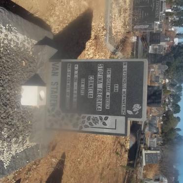 STADEN Stofina Fredrika Cornelia, van nee LOTZ 1911-?