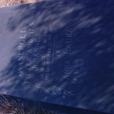 SWANEPOEL Pieter Andries Johannes 1929-2010 &amp; Anna Laura 1927-
