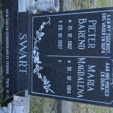 SWART Pieter Barend 1912-1997 &amp; Maria Magdalena 1914-