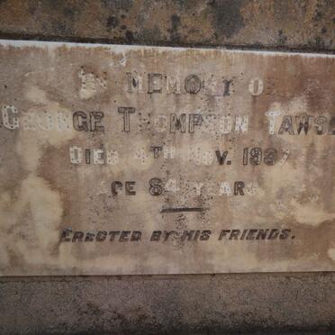 TAWSE George Thompson -1937