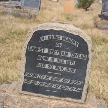 TAYLOR Ernest Bertram 1871-1936