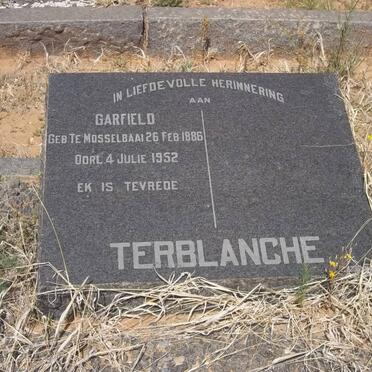 TERBLANCHE Garfield 1886-1952