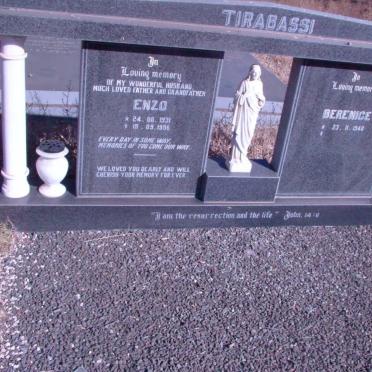 TIRABASSI Enzo 1931-1996 &amp; Berenice 1940-