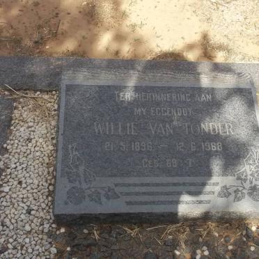 TONDER Willie, van 1896-1968