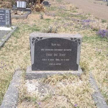 TOIT Eric, du 1892-1955