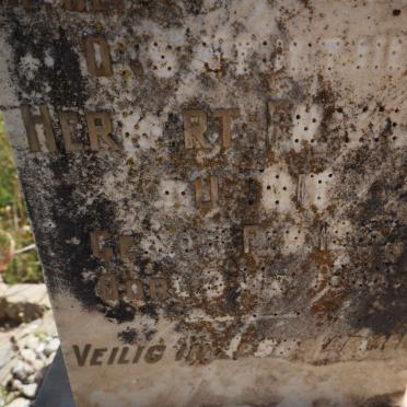 TOIT Herbert Francis, du 1???-1???