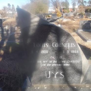 UYS Louis Cornelis 1900-1969