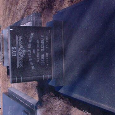 UYS Rosina Elizabeth 1893-1971