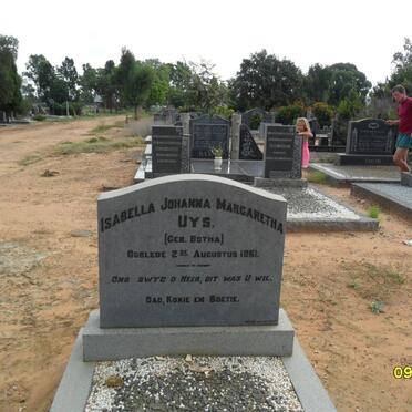 UYS Isabella Johanna Margaretha nee BOTHA -1961