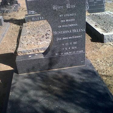 ? Hendrina Helena nee JANSE VAN RENSBURG 1912-1976