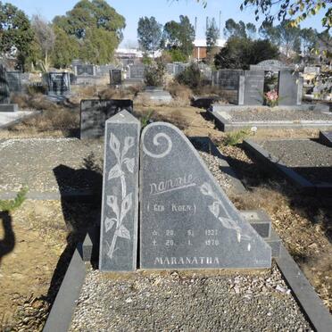 ? Nannie nee KOEN 1937-1976