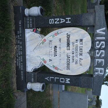VISSER Johannes Jacobus 1947-1993 &amp; Maria Magdalena 1950-