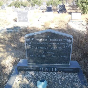 VENTER Catharina Johanna nee KLEYNHANS 1892-1963