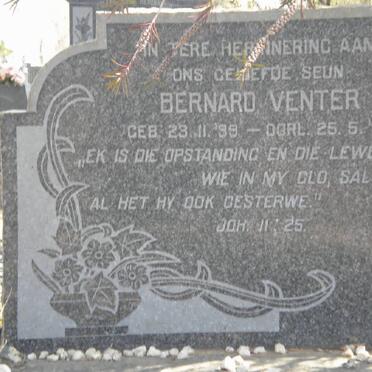 VENTER Bernard 1899-1959