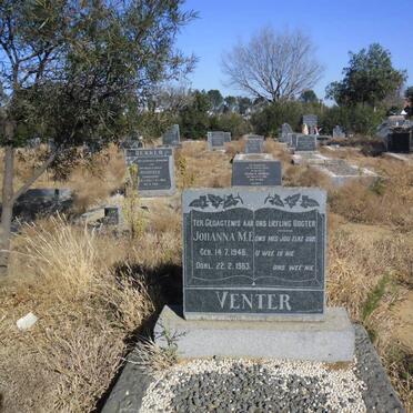 VENTER Johanna M.F. 1945-1963