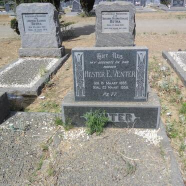 VENTER Hester E. 1895-1956