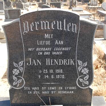 VERMEULEN Jan Hendrik 1918-1970