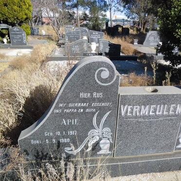 VERMEULEN Apie 1917-1980 &amp; Tina 1922-1984      