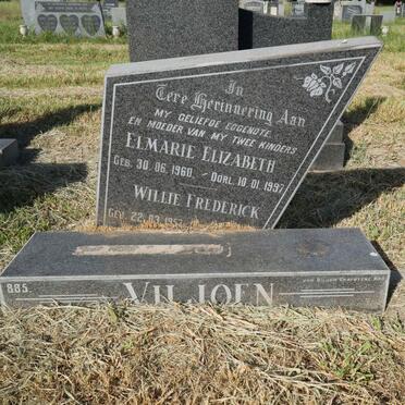 VILJOEN Willie Frederick 1957- &amp; Elmarie Elizabeth 1960-1997