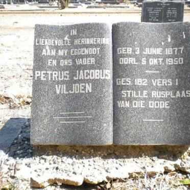 VILJOEN Petrus Jacobus 1877-1950