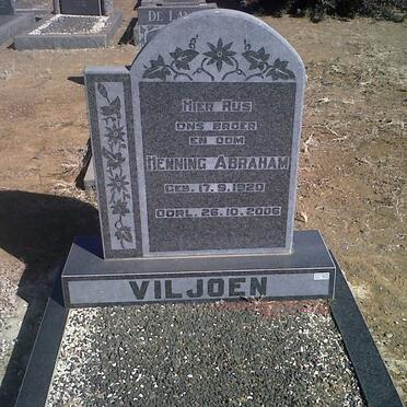 VILJOEN Henning Abraham 1920-2006