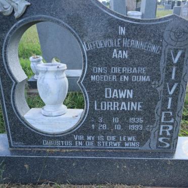 VIVIERS Dawn Lorraine 1935-1993