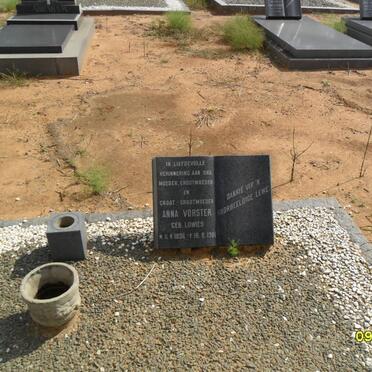 VORSTER William 1892-1972 &amp; Anna LOWIES 1896-1981