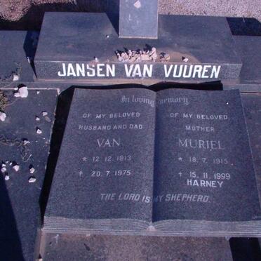 VUUREN Van, Jansen van 1913-1975 &amp; Muriel HARNEY 1915-1999