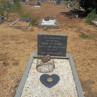 WET David J.T., de 1960-1960