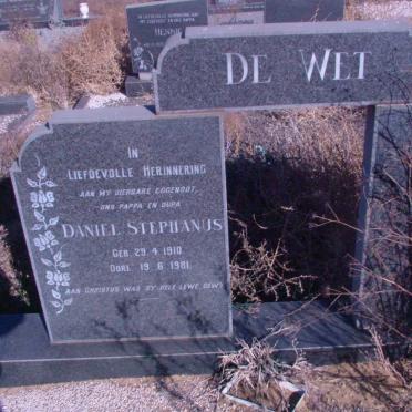 WET Daniel Stephanus, de 1910-1981