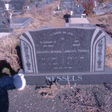 WESSELS Johannes Hendrik 1934-1977 &amp; Johanna Sophia 1938-
